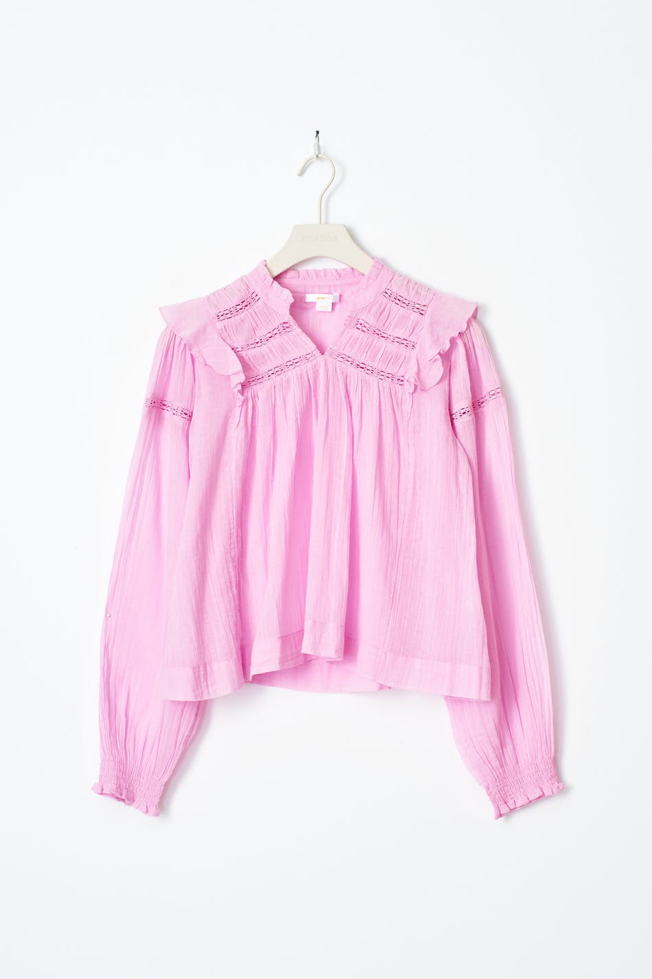Y boho lace blouse