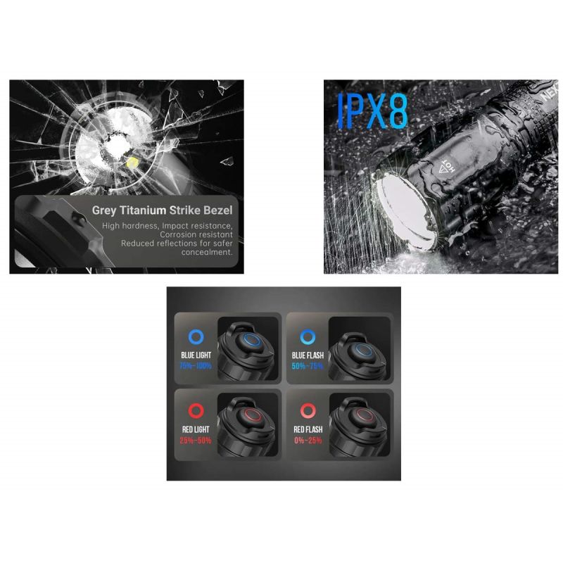 Nextorch TA30C MAX Wiederaufladbare 3000 Lumen LED