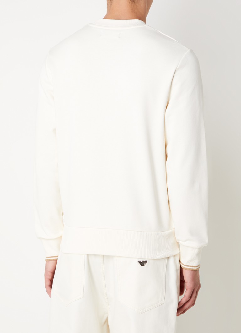Fred Perry Crew neck sweater with logo embroidery
