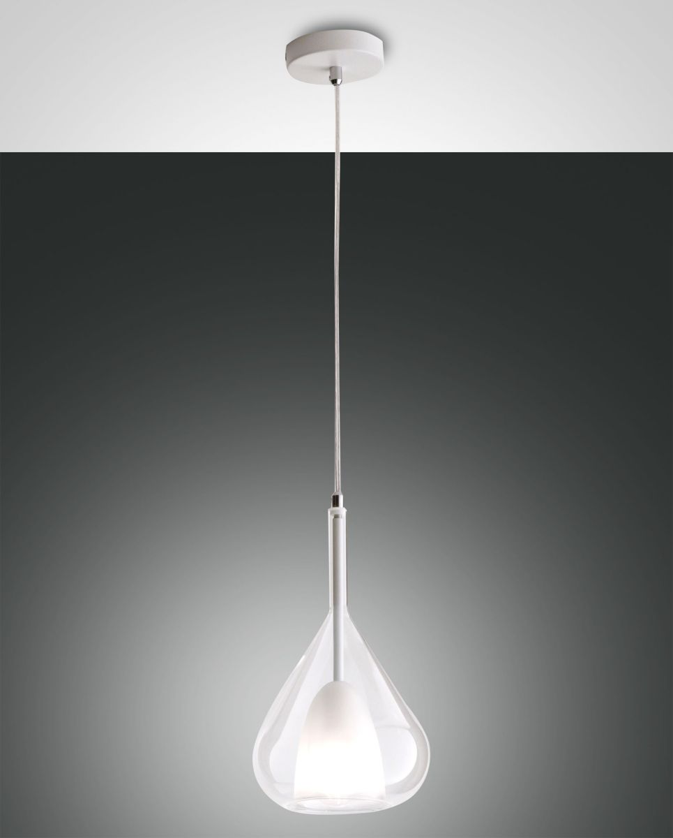 Pendelleuchte Lila 1-flg Transparent