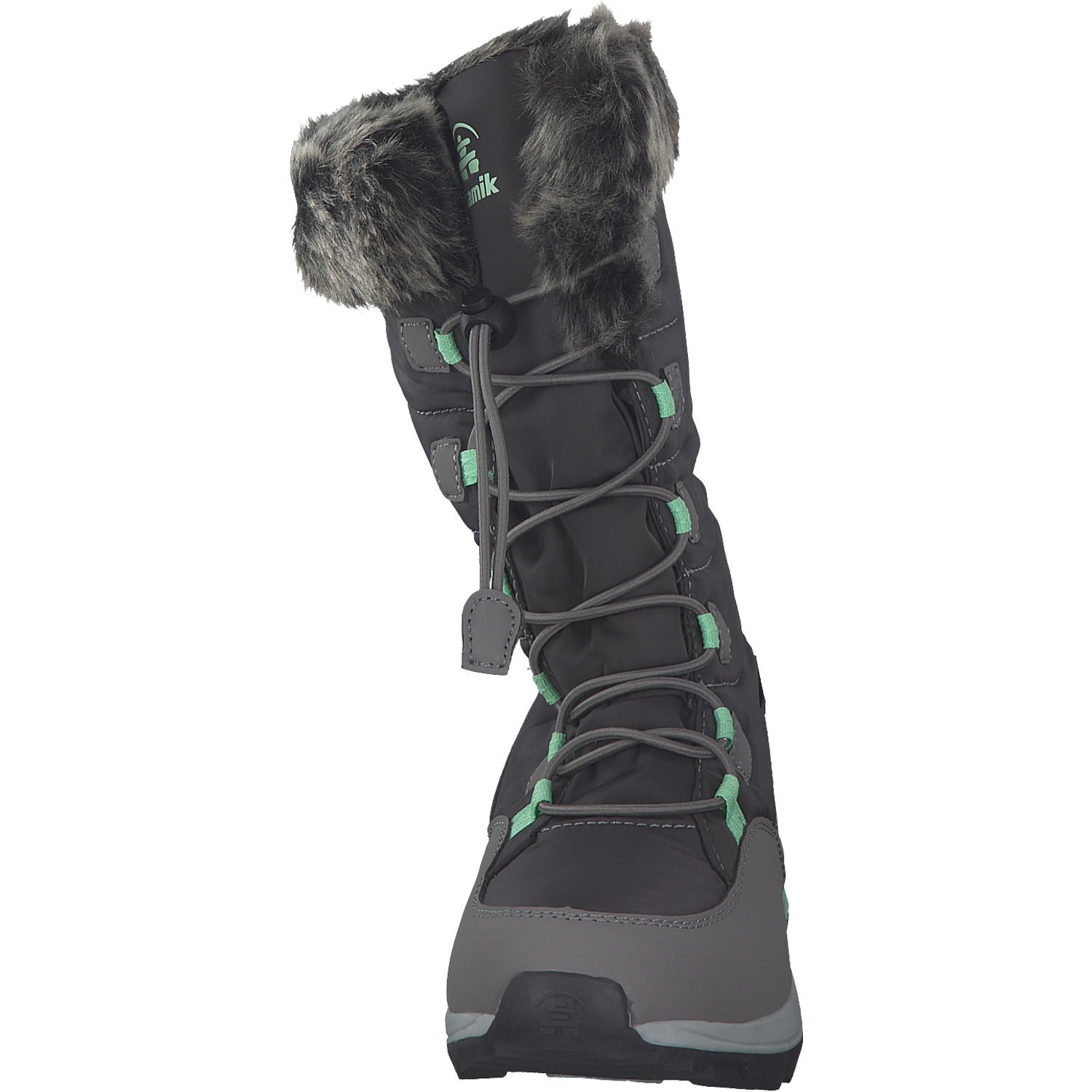Kamik Prairie NF8057/NF4057, Winterstiefel, Kinder, charcoal/green