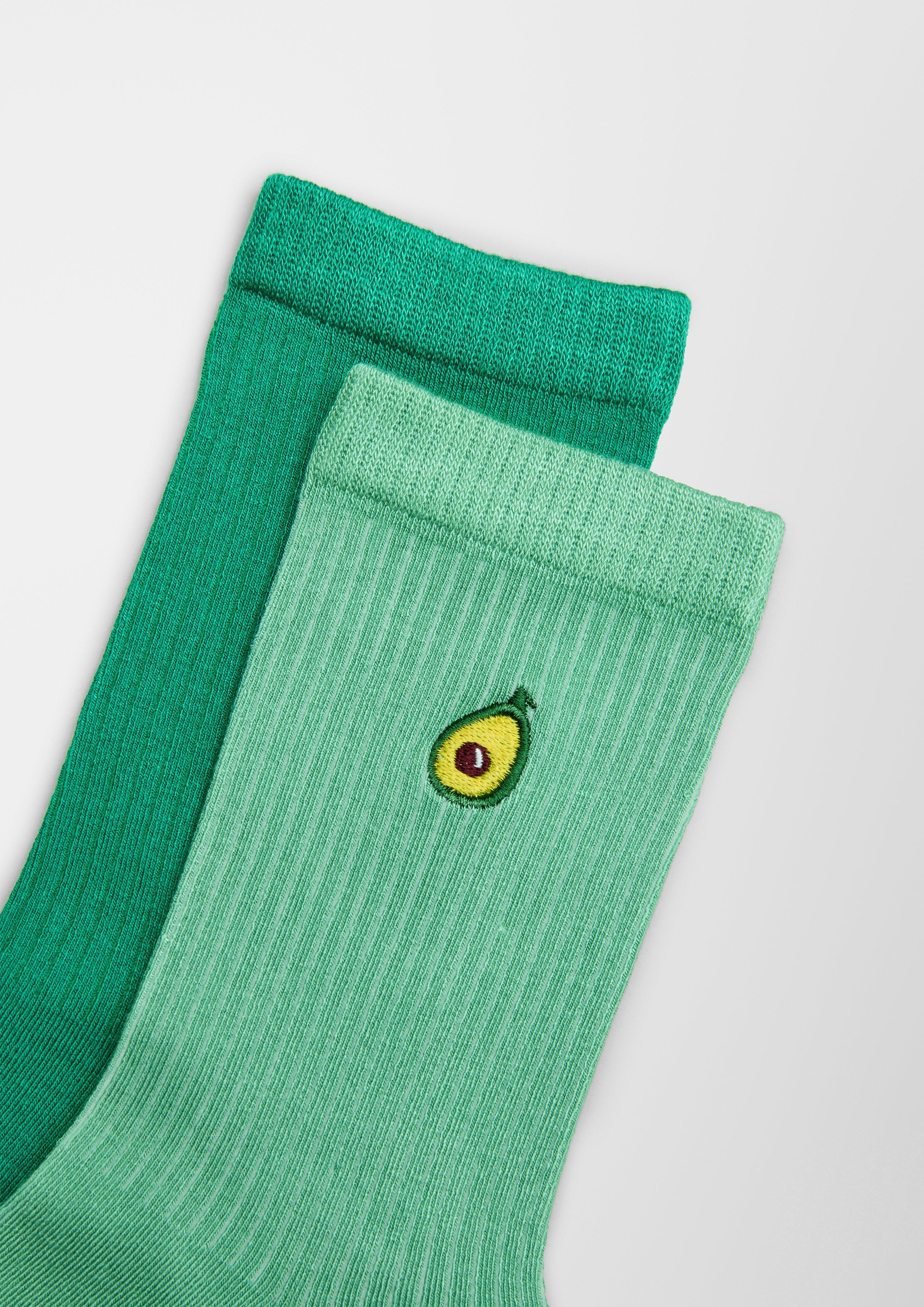4er-Pack Socken mit Stickerei  6007833-7200