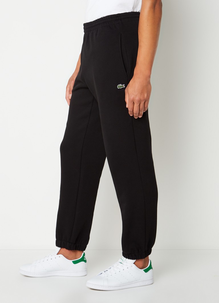 Lacoste Tapered fit joggingbroek met logobordour
