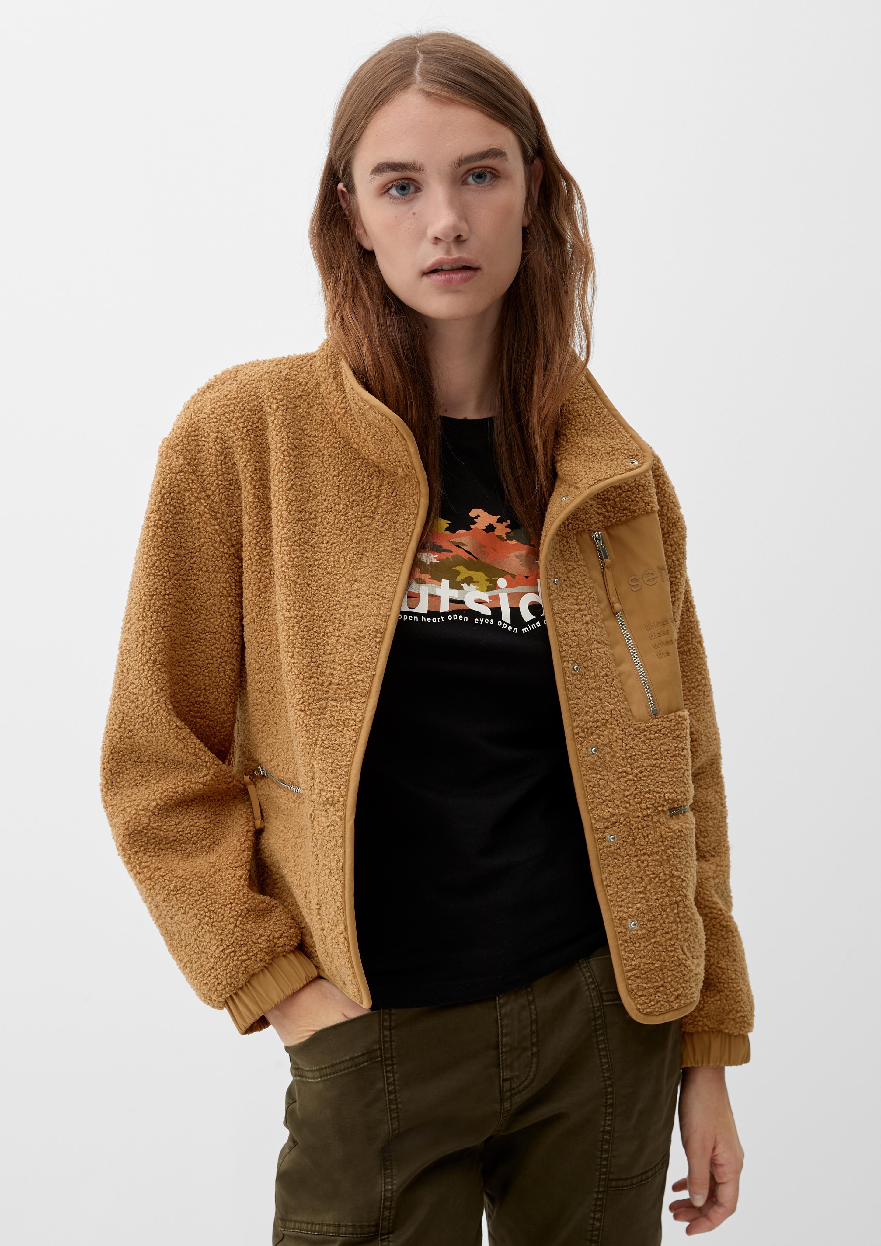 Jacke aus Teddyplüsch  2122604-8469