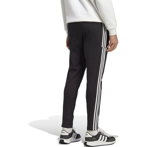 HERREN HOSE ESSENTIALS SINGLE JERSEY TAPERED OPEN HEM 3-STREIFEN