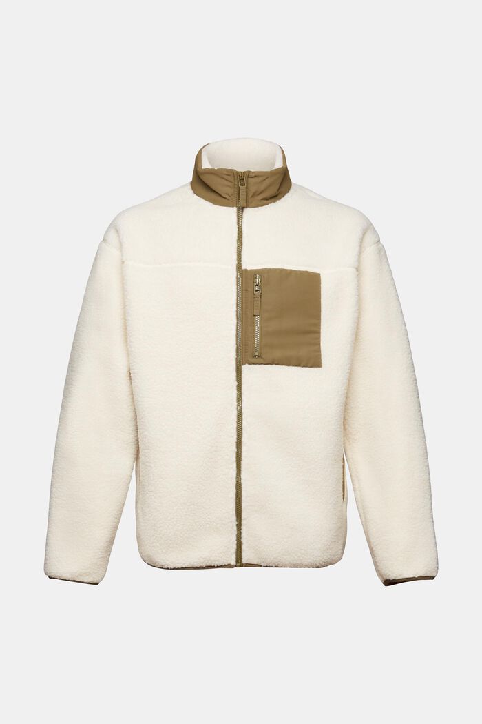 Jacke mit Teddyfell und Fleece