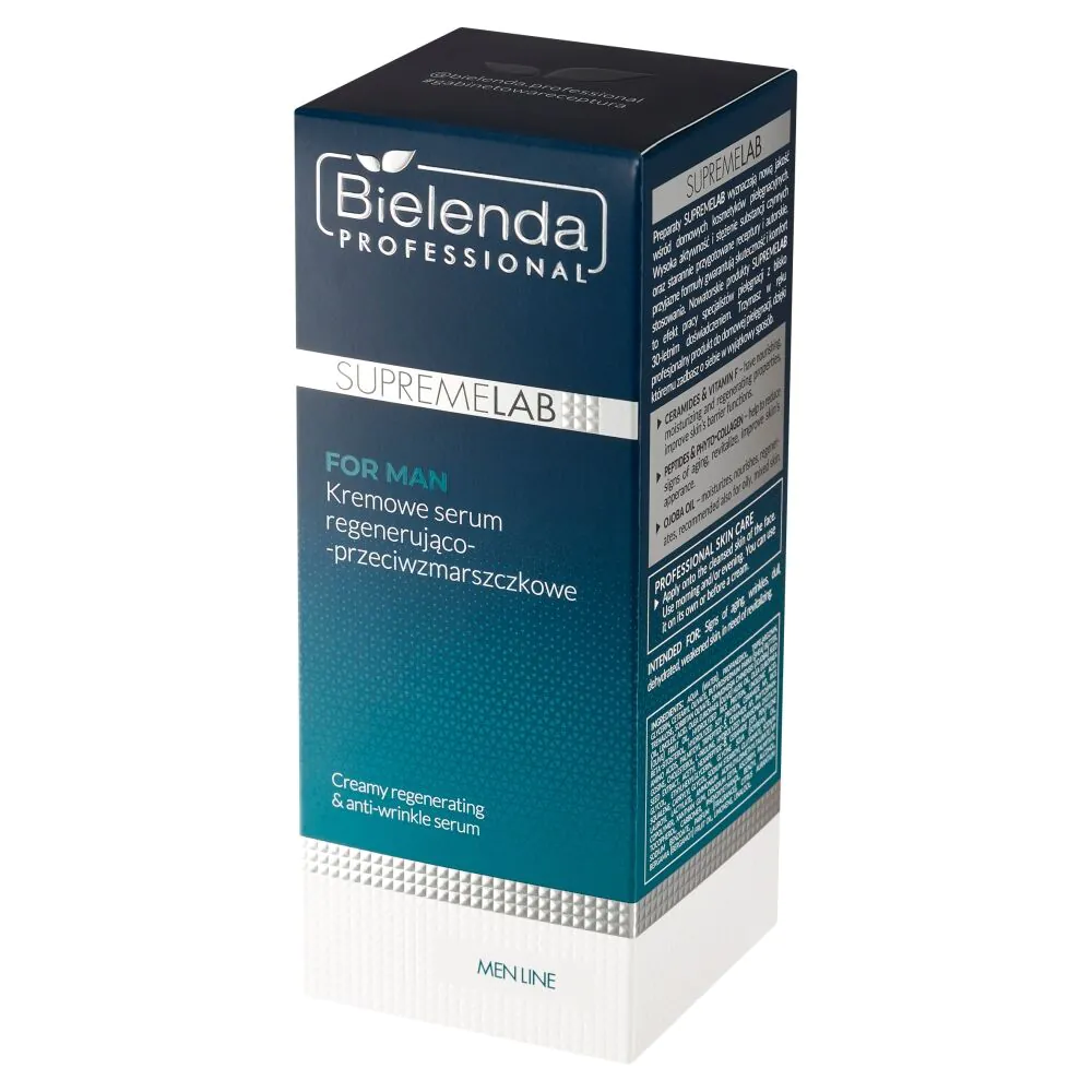 Bielenda Professional Supremelab Men Line kremasti regenerirajući serum protiv bora