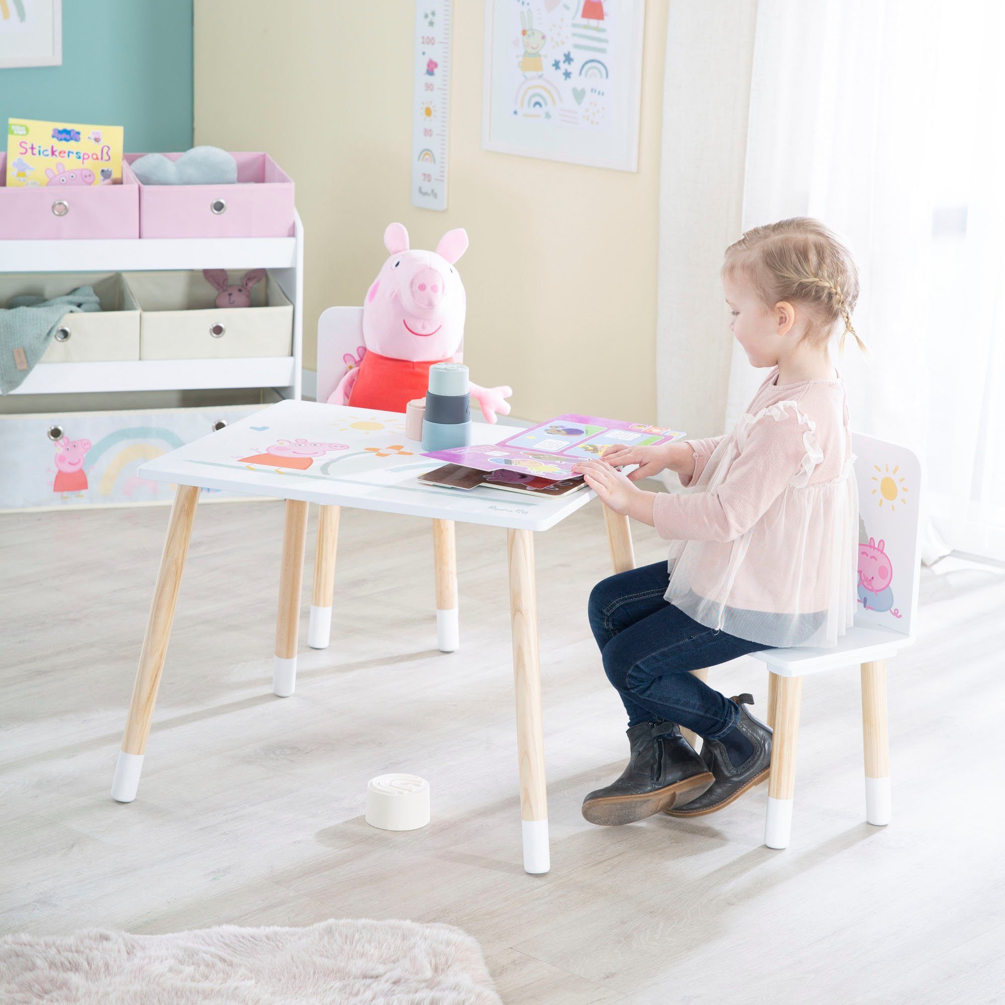 roba® Kindersitzgruppe Peppa Pig, (3-tlg)