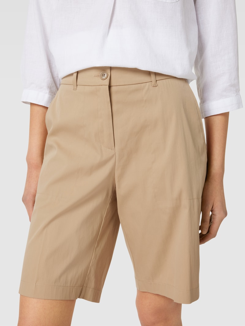 Bermudas mit Eingrifftaschen Modell 'Stella' in camel