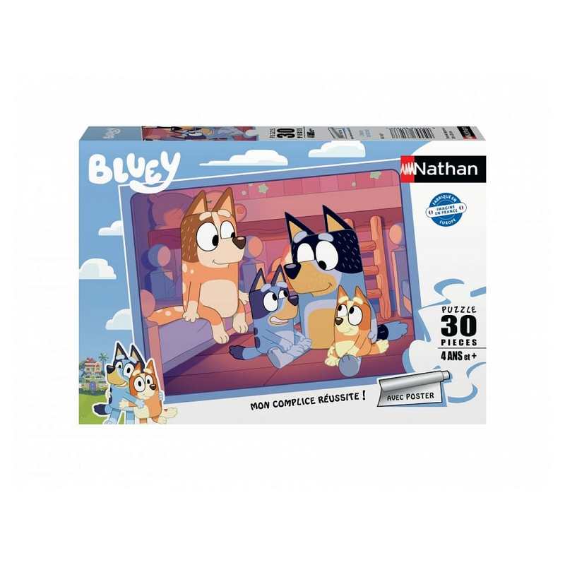 Puzzle l'heure de dormir Bluey 30 pièces