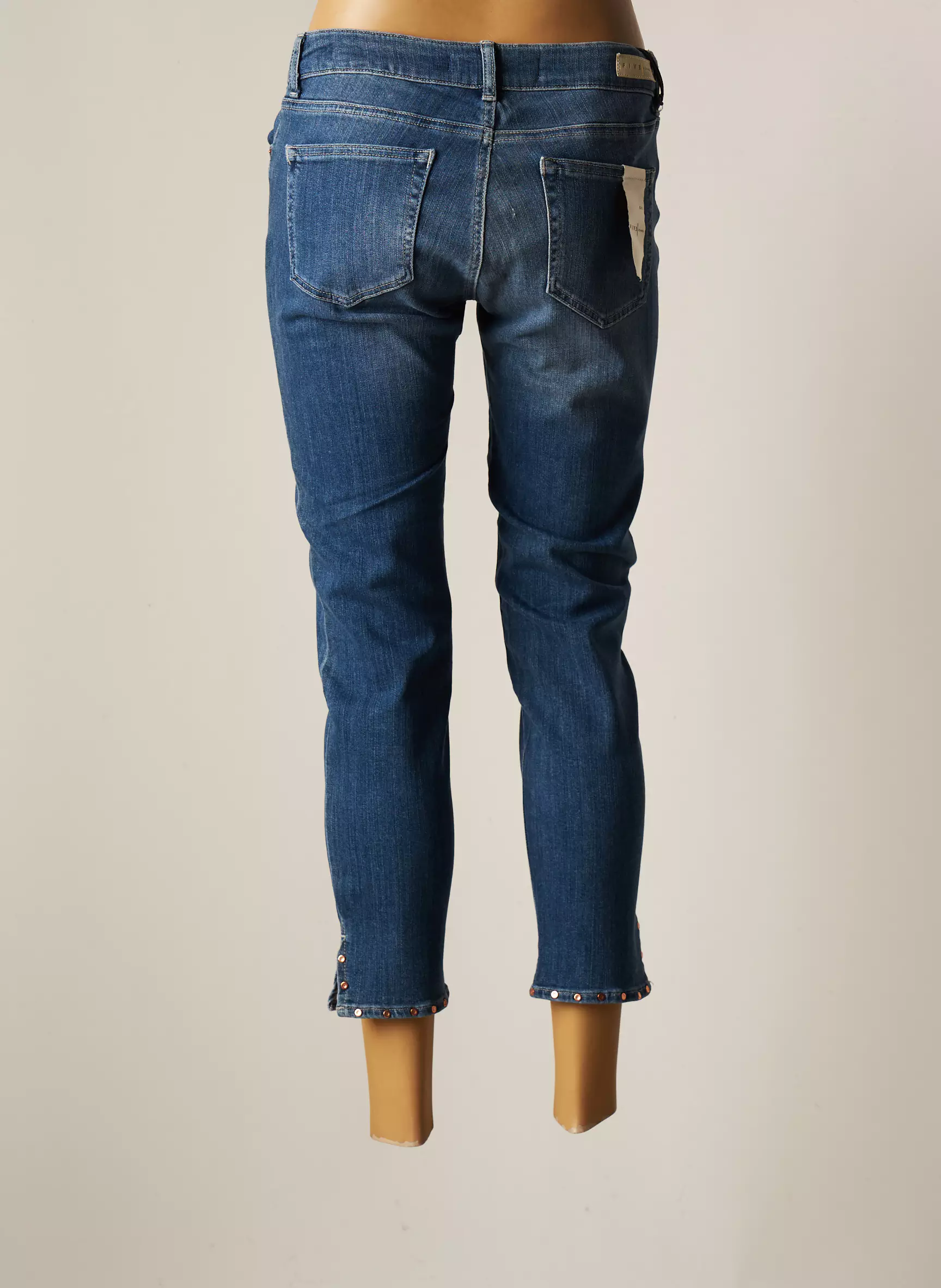 Five Jeans Coupe Slim Femme couleur bleu