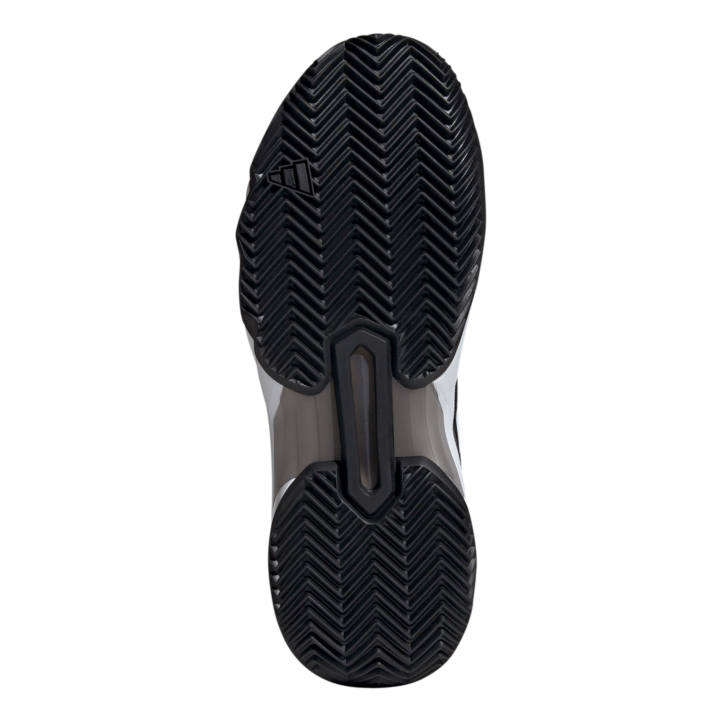 CourtJam Control 3 Sandplatzschuh Herren - Schwarz, Weiß