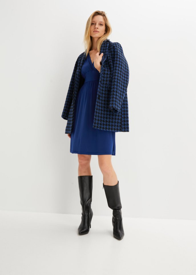 Kleid mit Mesh-Ärmeln