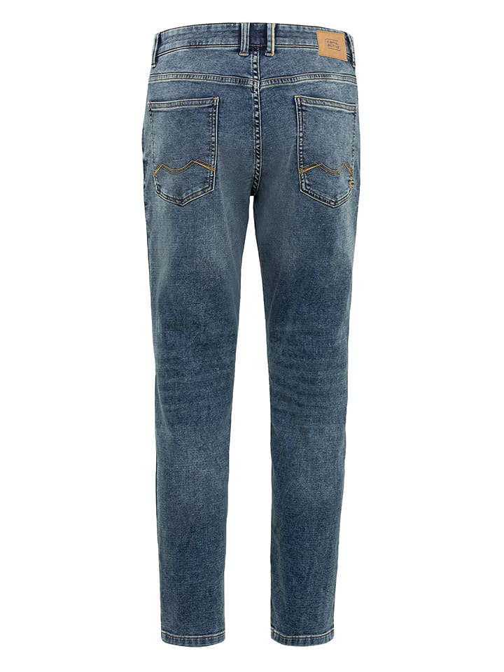 Camel Active Jeans - Tapered Fit -  in Blau/ Dunkelblau günstig kaufen