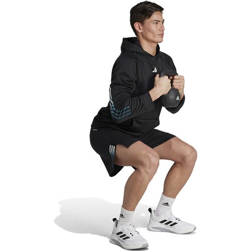 HERREN KAPUZENSWEAT TRAIN ICONS 3-STREIFEN TRAINING