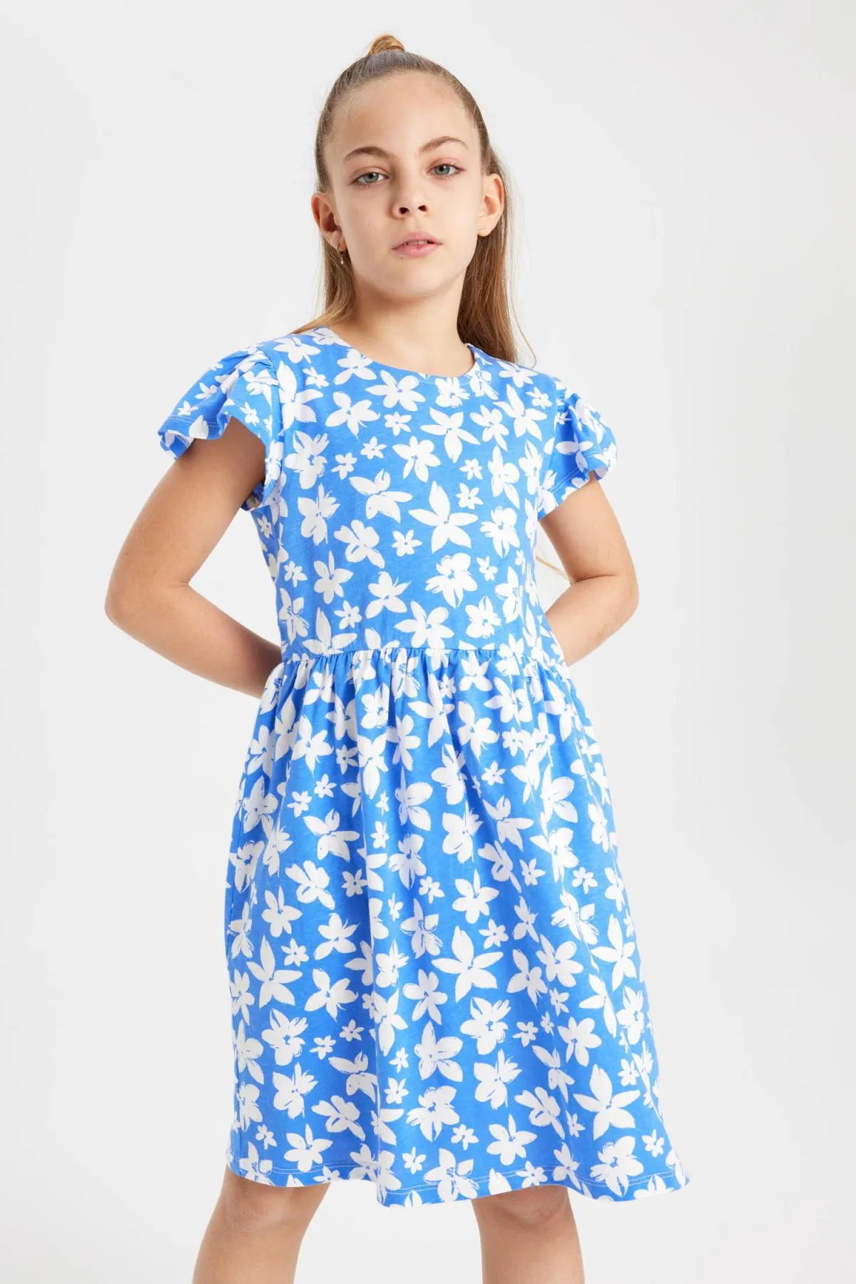 DeFacto  Kleid - Blau - A-Linie