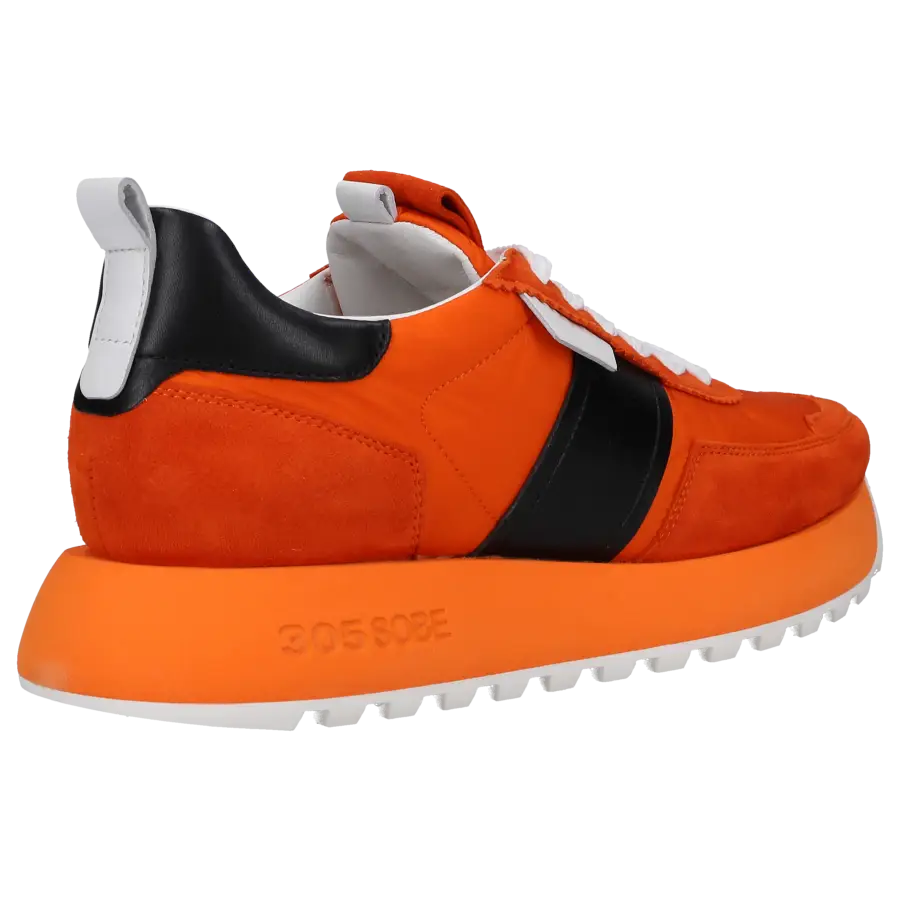 305 SOBE - Sneaker low BUCKET Veloursleder - orange