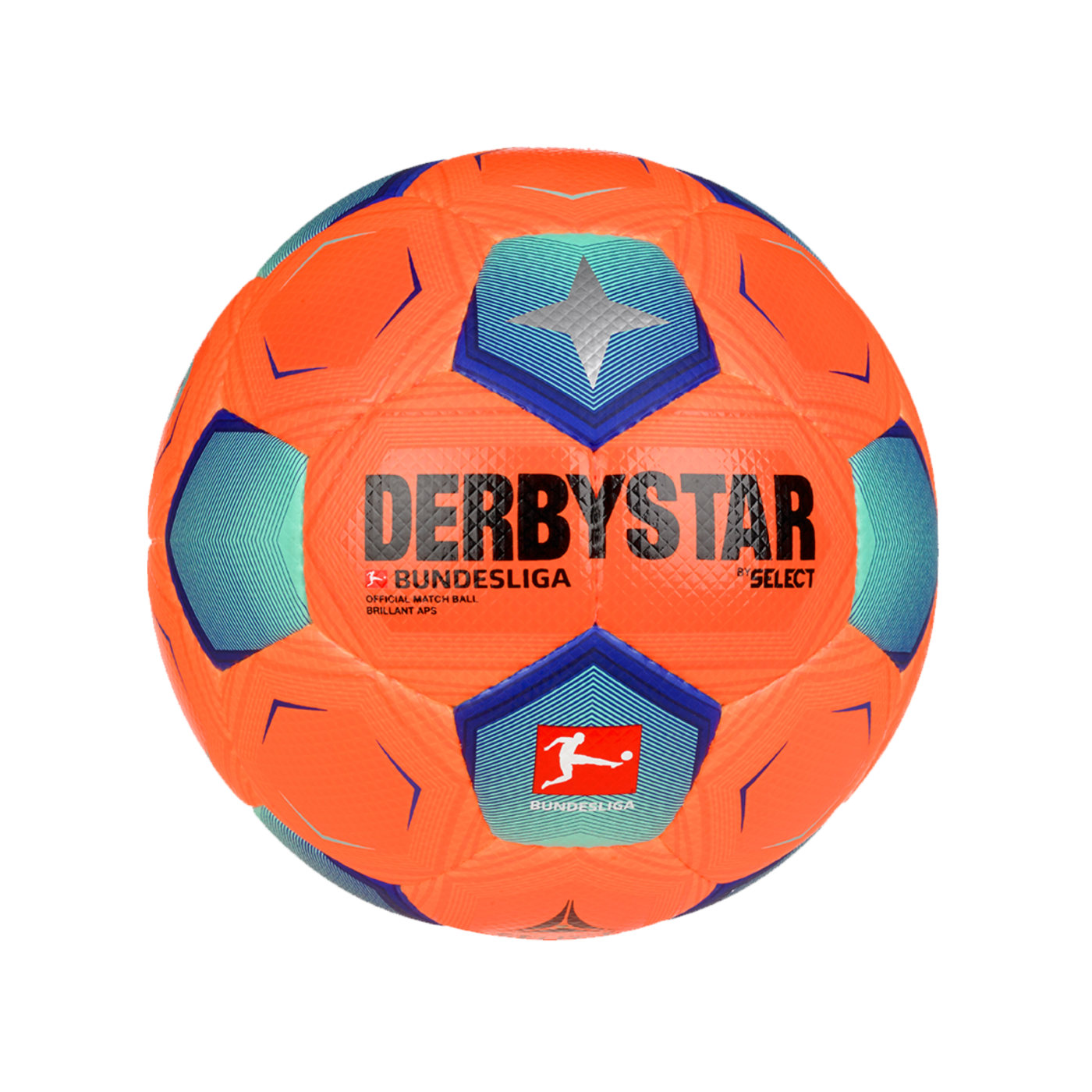 Derbystar Bundesliga Brillant APS v23 High Visible Spielball 2023/2024 Orange F023