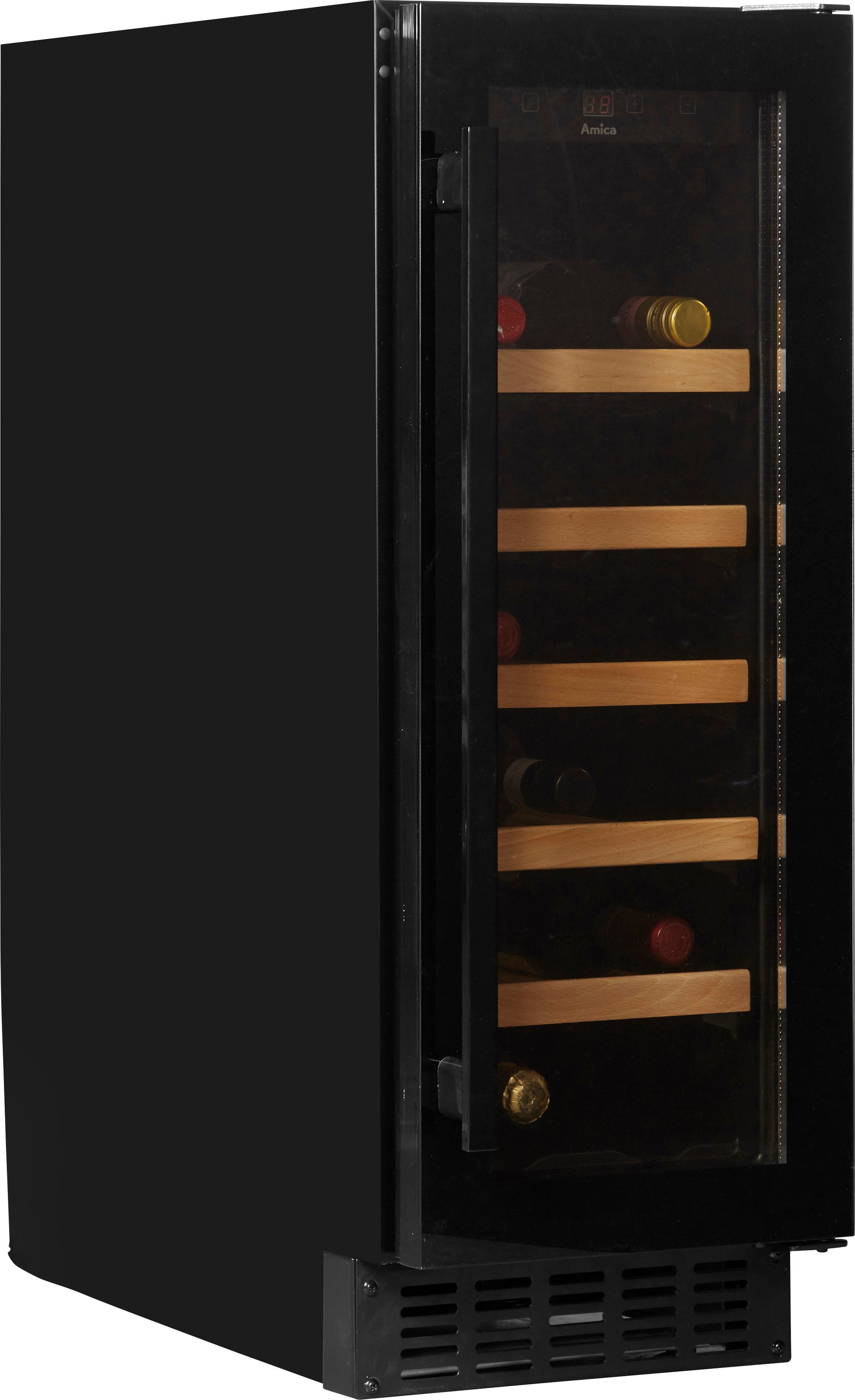 Amica Weinkühlschrank WK 341 115 S, für 20 Standardflaschen á 0,75l,Standkühlschrank