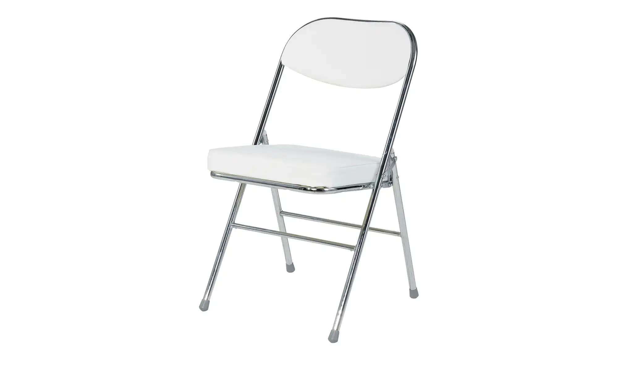 Klappstuhl Kunstleder Chrom