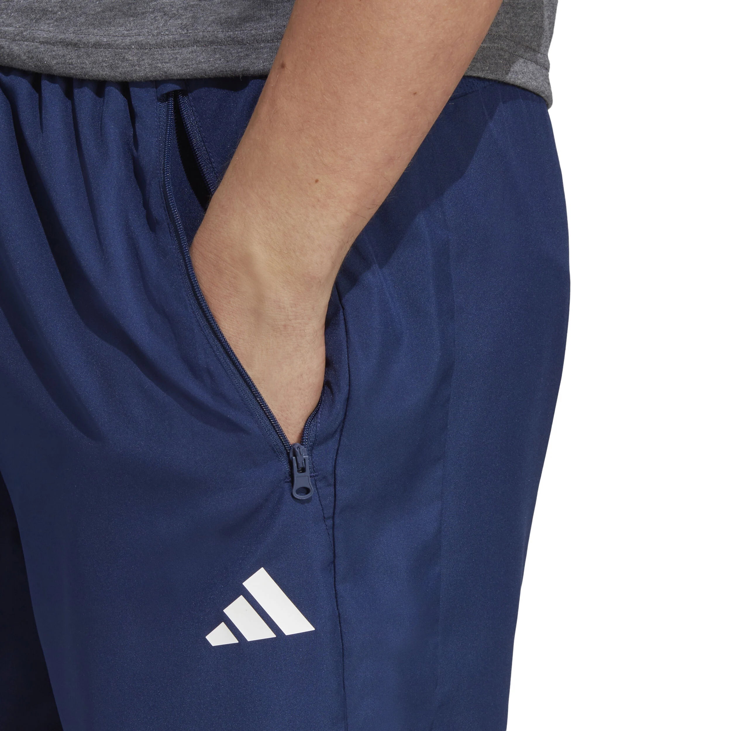 Essentials Shorts Herren - Dunkelblau, Weiß