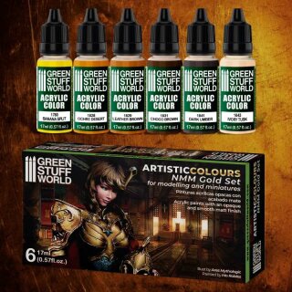 Acrylfarbe Farbset - NMM Gold (6)