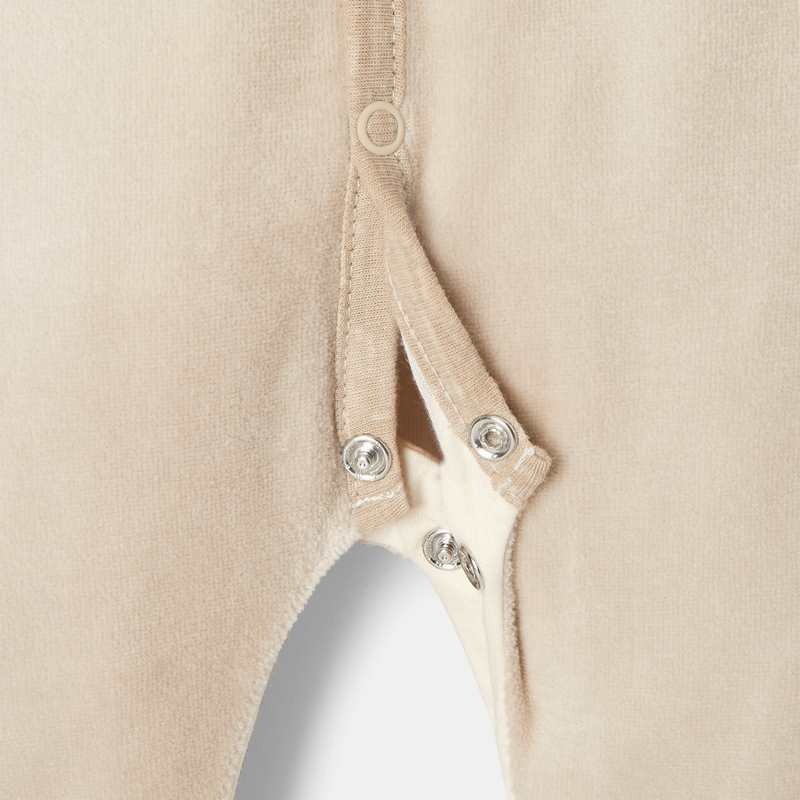 Dors-bien en velours beige naissance Absorba