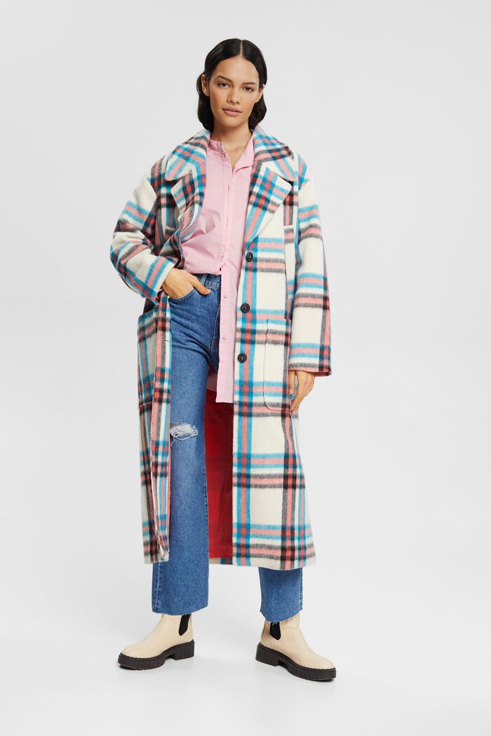 Bluse mit rundem Ausschnitt, organische Baumwolle