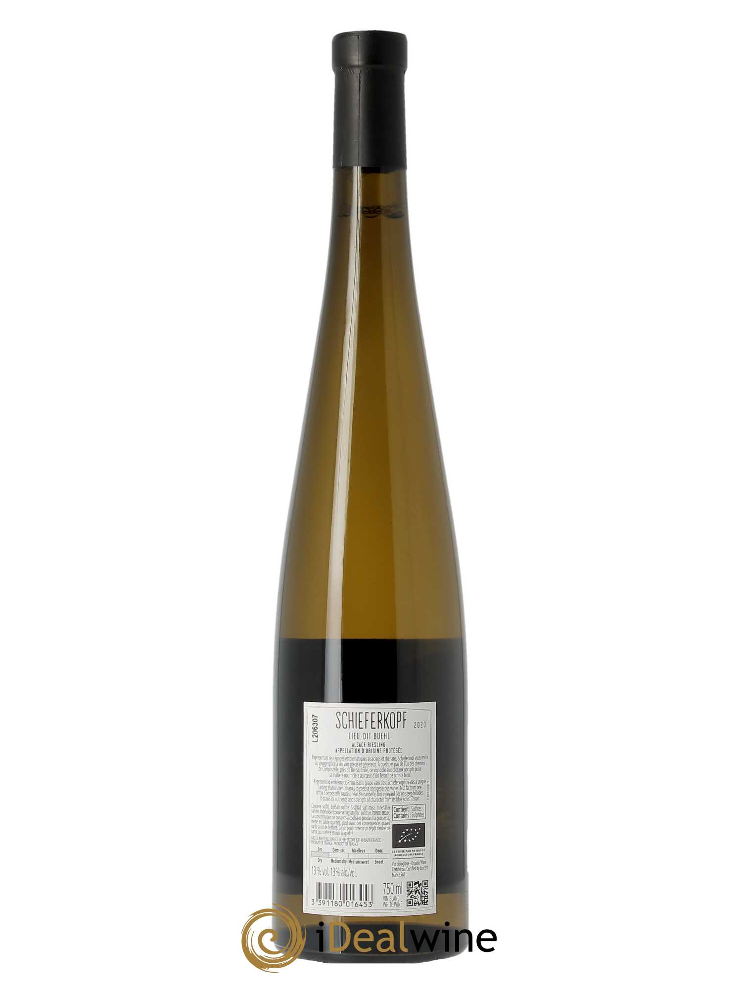 Riesling Lieu-dit Buehl Schieferkopf - Chapoutier  2020 - Lot de 1 Bouteille