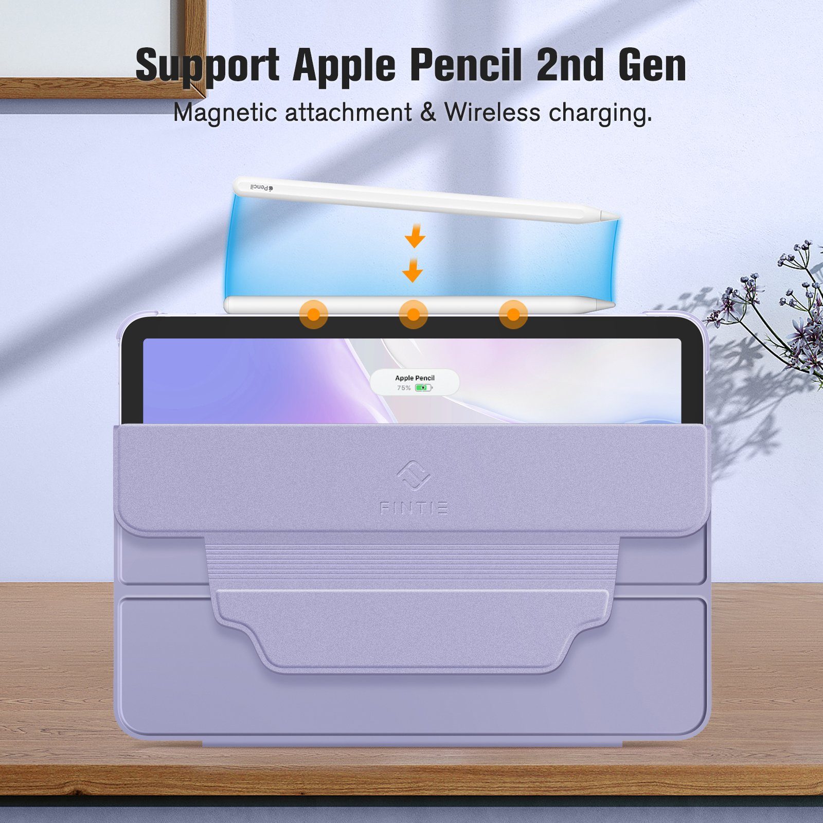 Fintie Tablet-Hülle für iPad Air 5 Gen 2022/ iPad Air 4 Gen 2020 [Magnetverschluss], Leichte Standhülle mit Durchscheinend Mattierter Rückseite