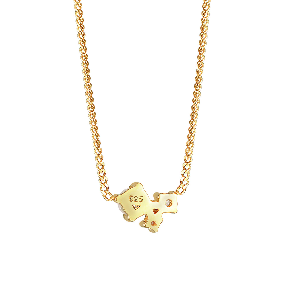 Elli PREMIUM Elli PREMIUM Collier Pendentif pour dames avec améthyste en quartz rose et pierre collier