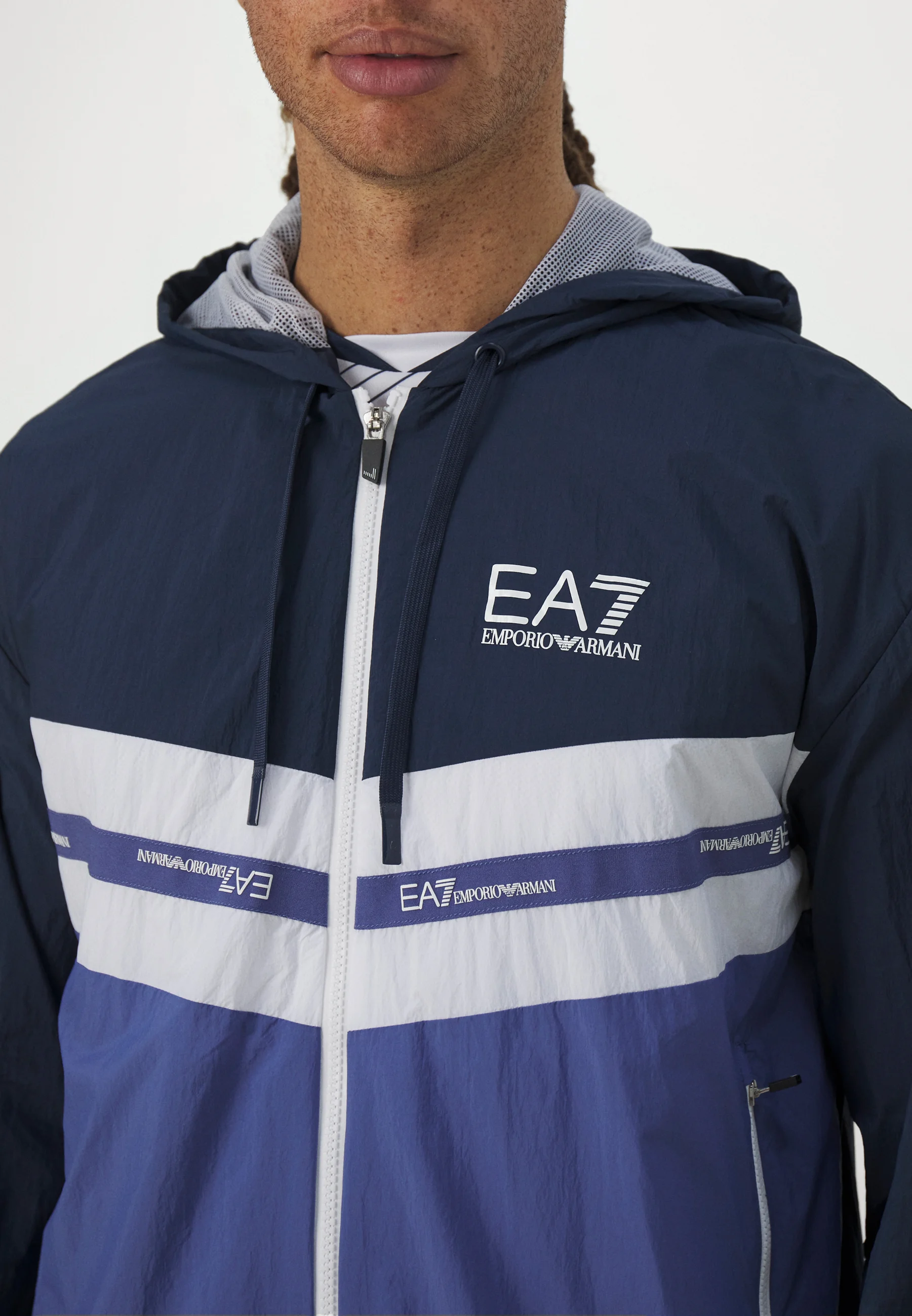 EA7 Emporio Armani TENNIS CLUB HOODIE - Chaqueta deportiva