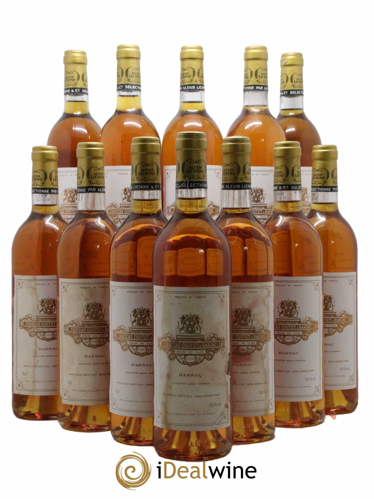 Château Coutet 1er Grand Cru Classé  1990 - Lot de 12 Bouteilles