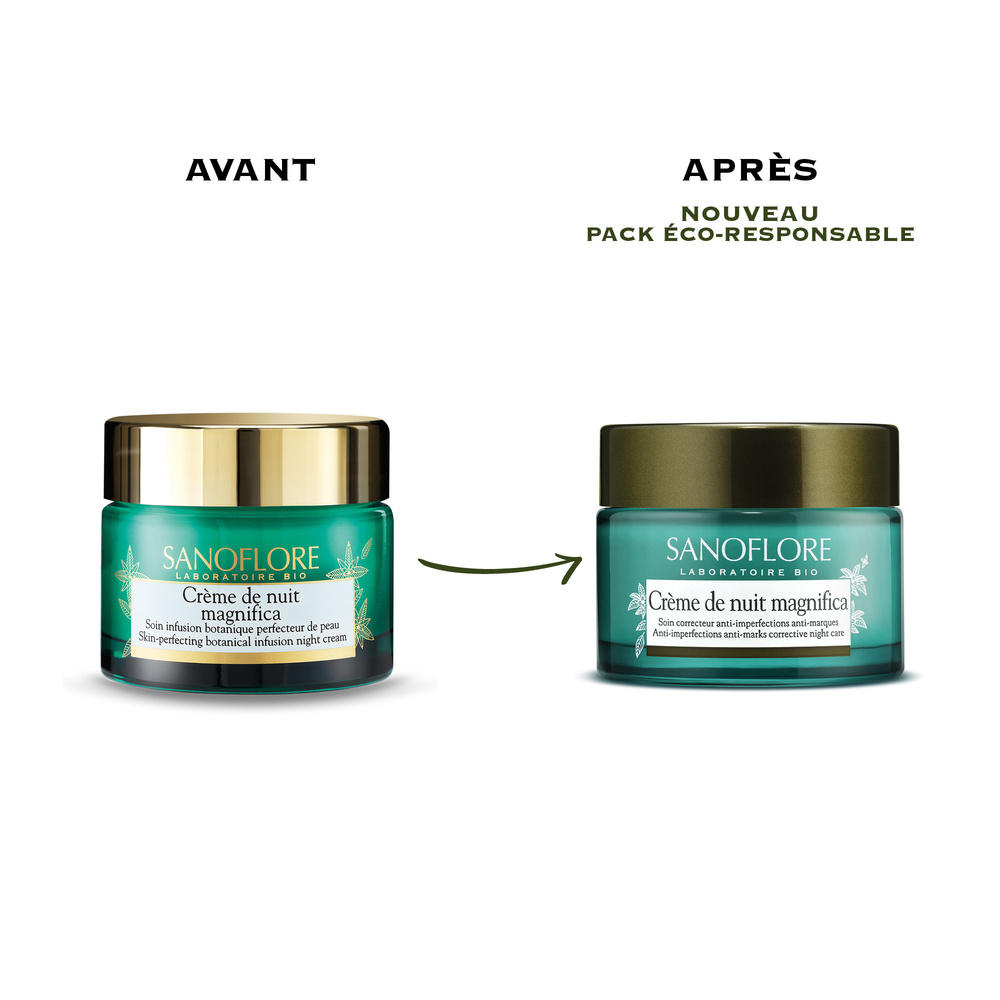 Sanoflore Crème de nuit magnifica Crème de nuit anti-imperfections