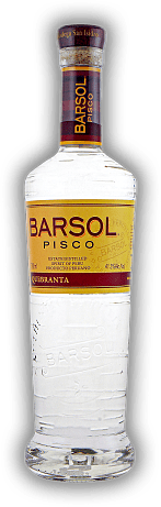Barsol Pisco Quebranta Barsol Pisco Quebranta Ein vielfach prämierter Pisco - fein, elegant und ausgewogen. 0,7	 Liter - Vol 41,3%