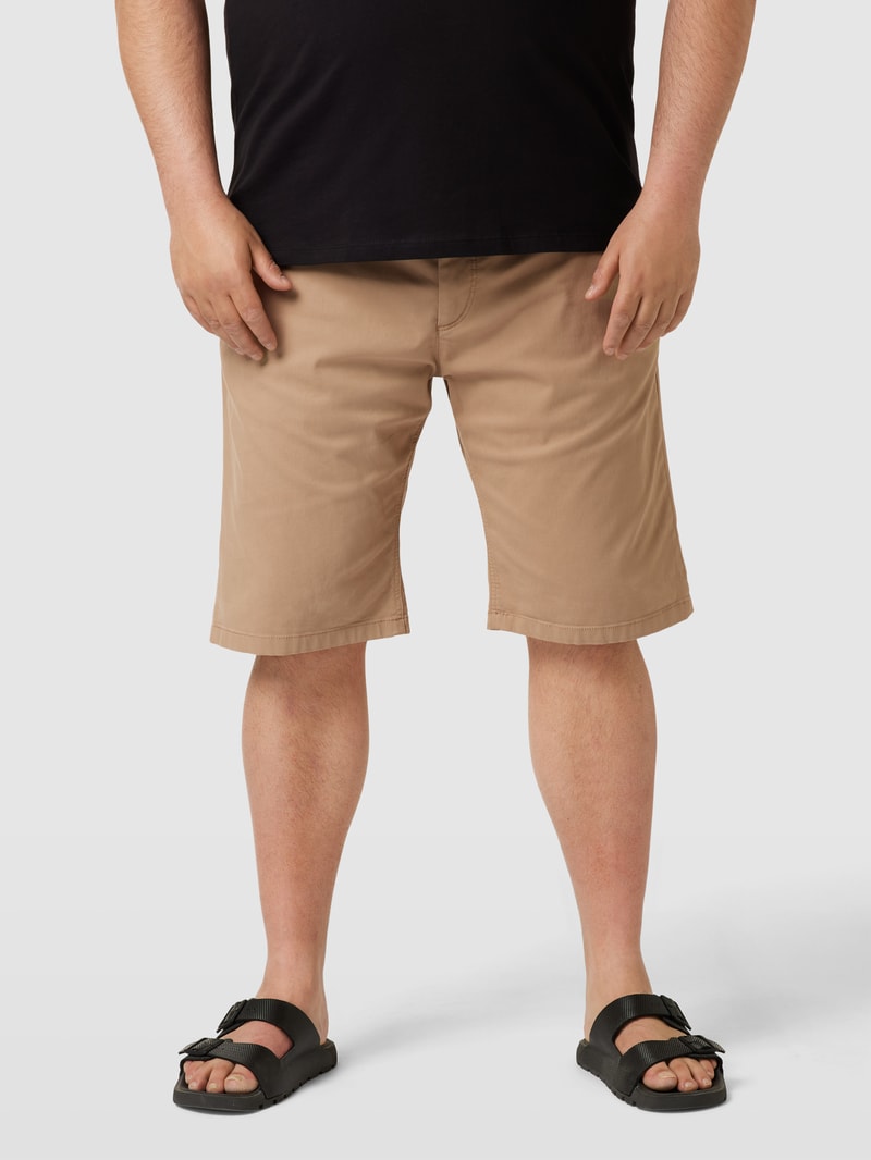PLUS SIZE Chino-Shorts mit Eingrifftaschen in beige