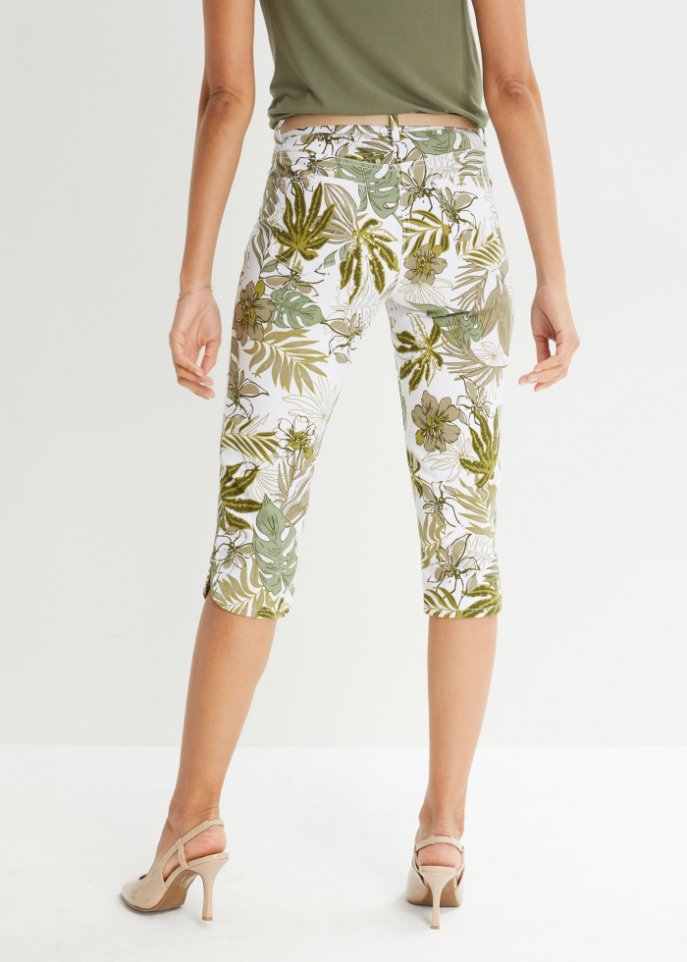 Capri-Hose mit modischen Print