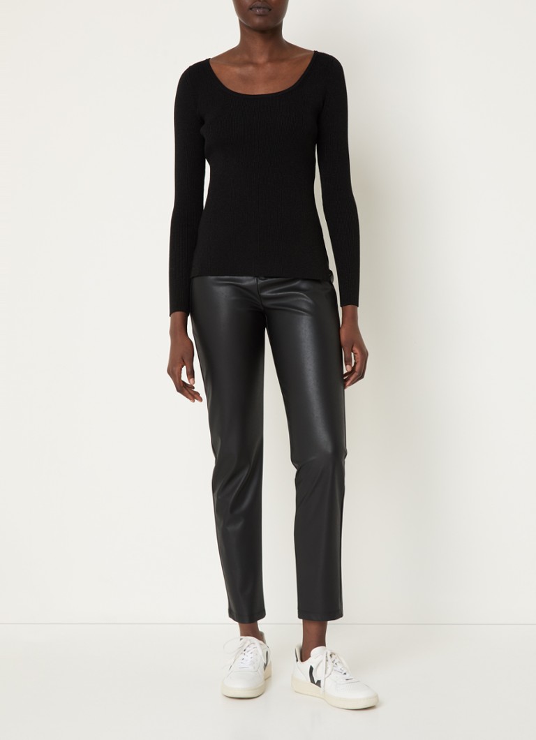 Τοπ MaxMara Ondina ribgebreide με lurex