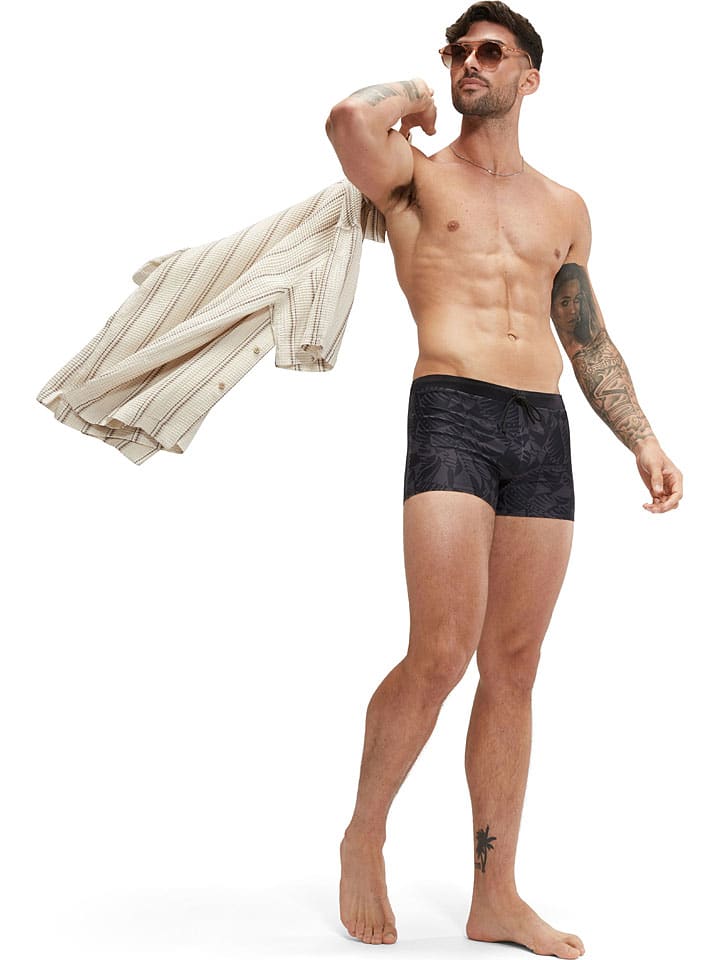 Speedo Badehose in Schwarz/ Grau günstig kaufen