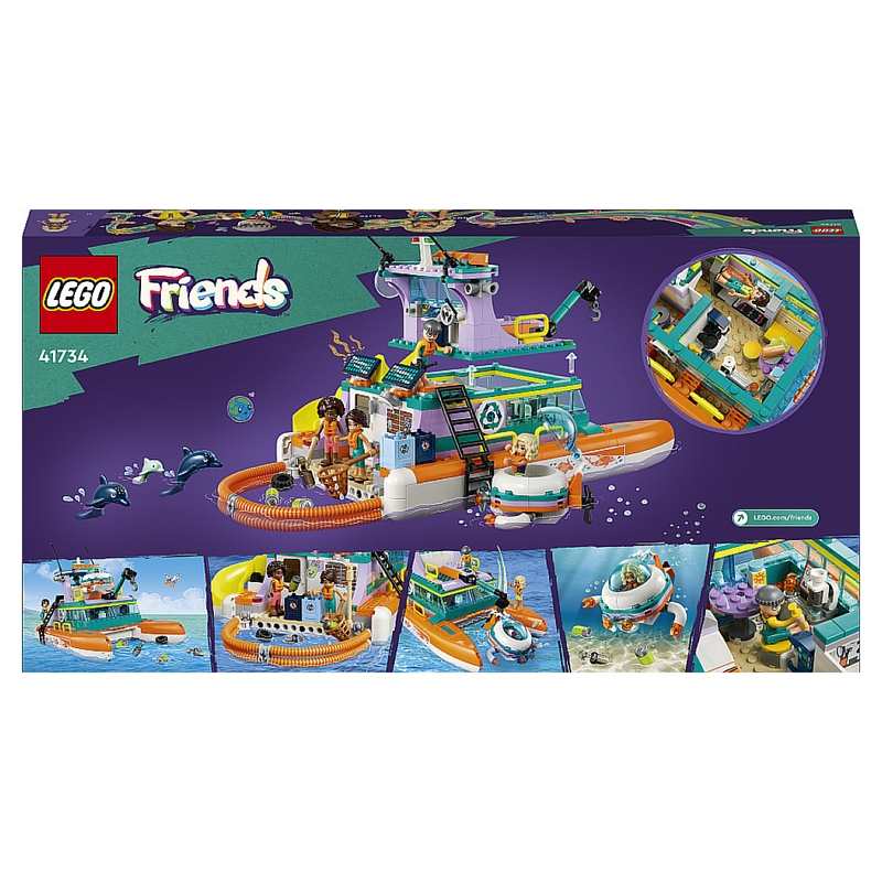41734 Le bateau de sauvetage en mer, LEGO Friends