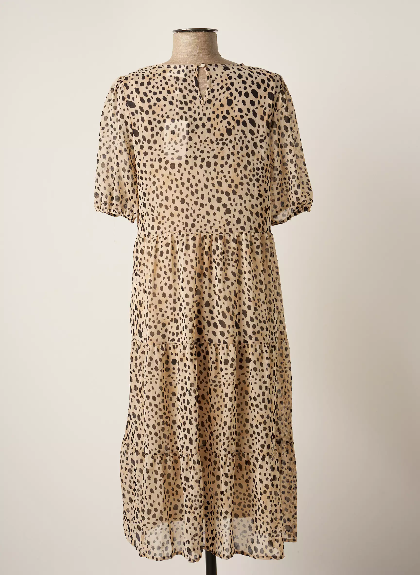 Vila Robes Mi Longues Femme couleur blanc