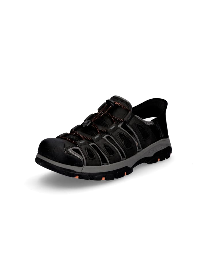 Skechers Slip-in Sandale Tresmen Norvick in Schwarz günstig kaufen
