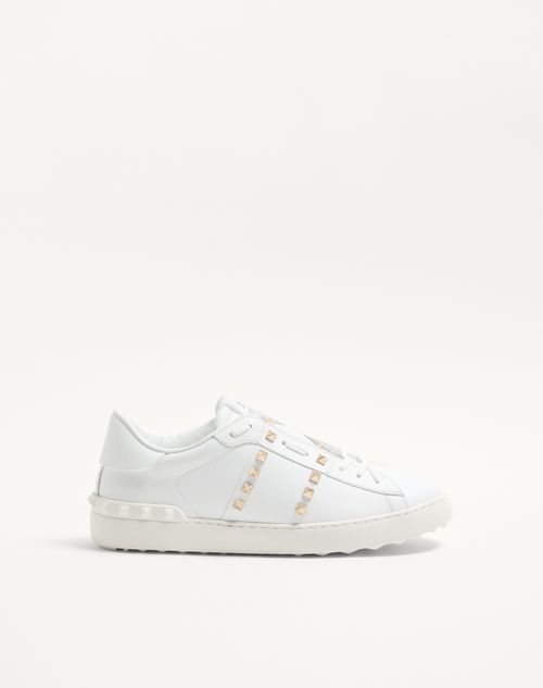 Tênis Rockstud Untitled em couro de bezerro