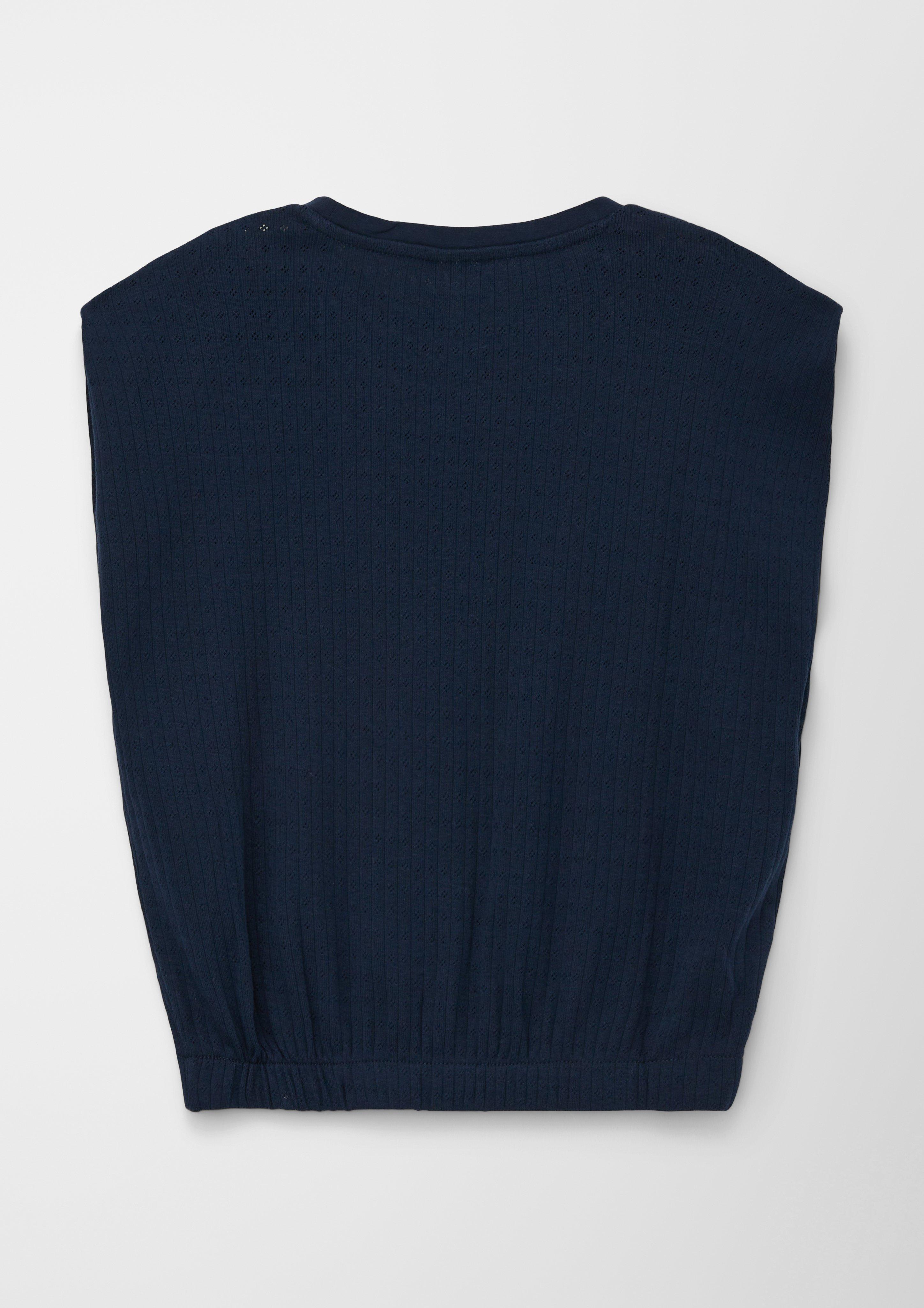 Strickshirt mit Ajourmuster  2128029-5952