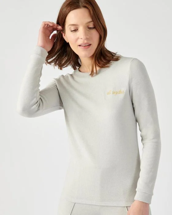 Sweat-shirt femme molleton gratté Thermolactyl Sensitive