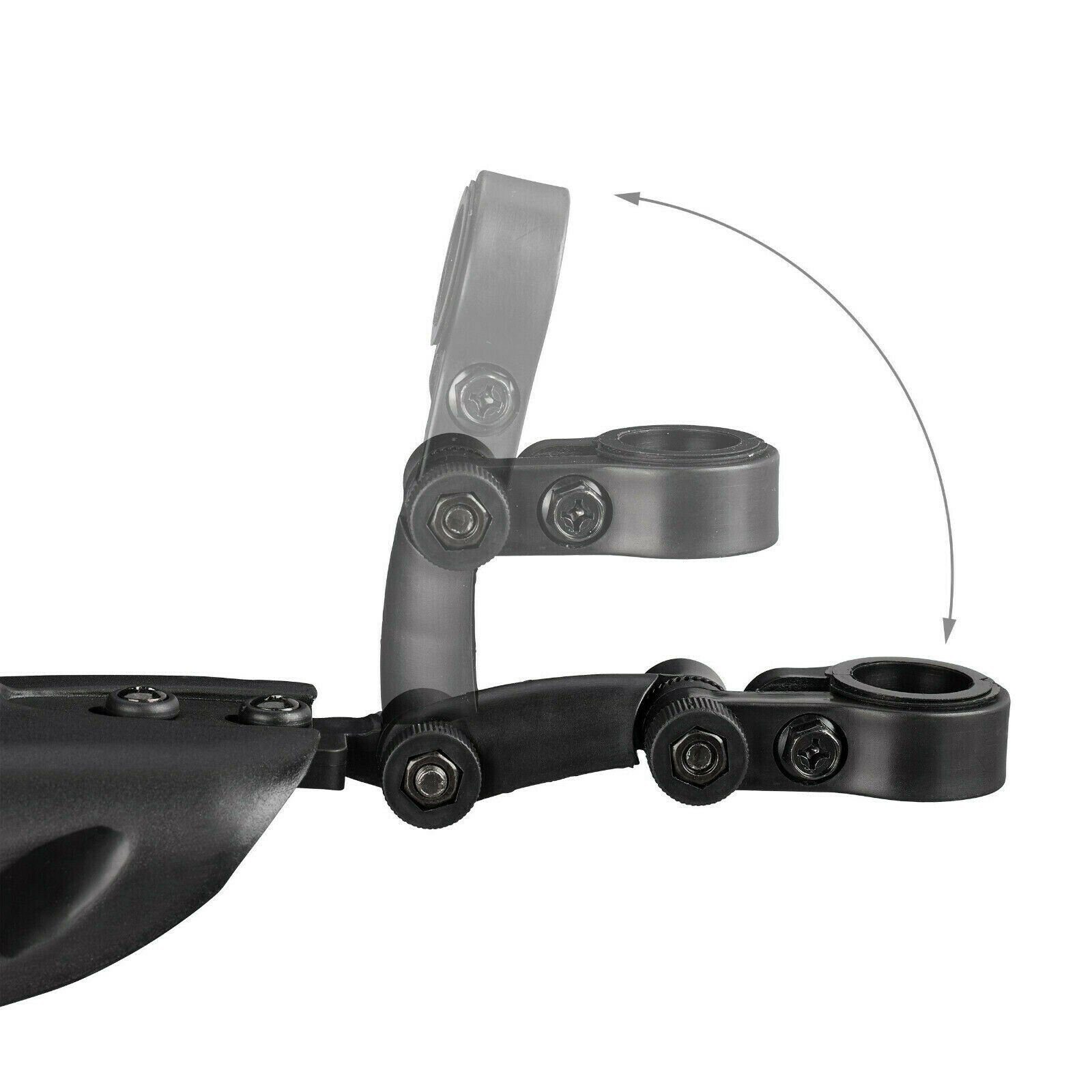 LUCHS Schutzblech Fahrrad MTB Mountainbike Steck Set Spritzschutz Universal (Set, Vorne & Hinten), Für 24-29 Zoll Fahrräder