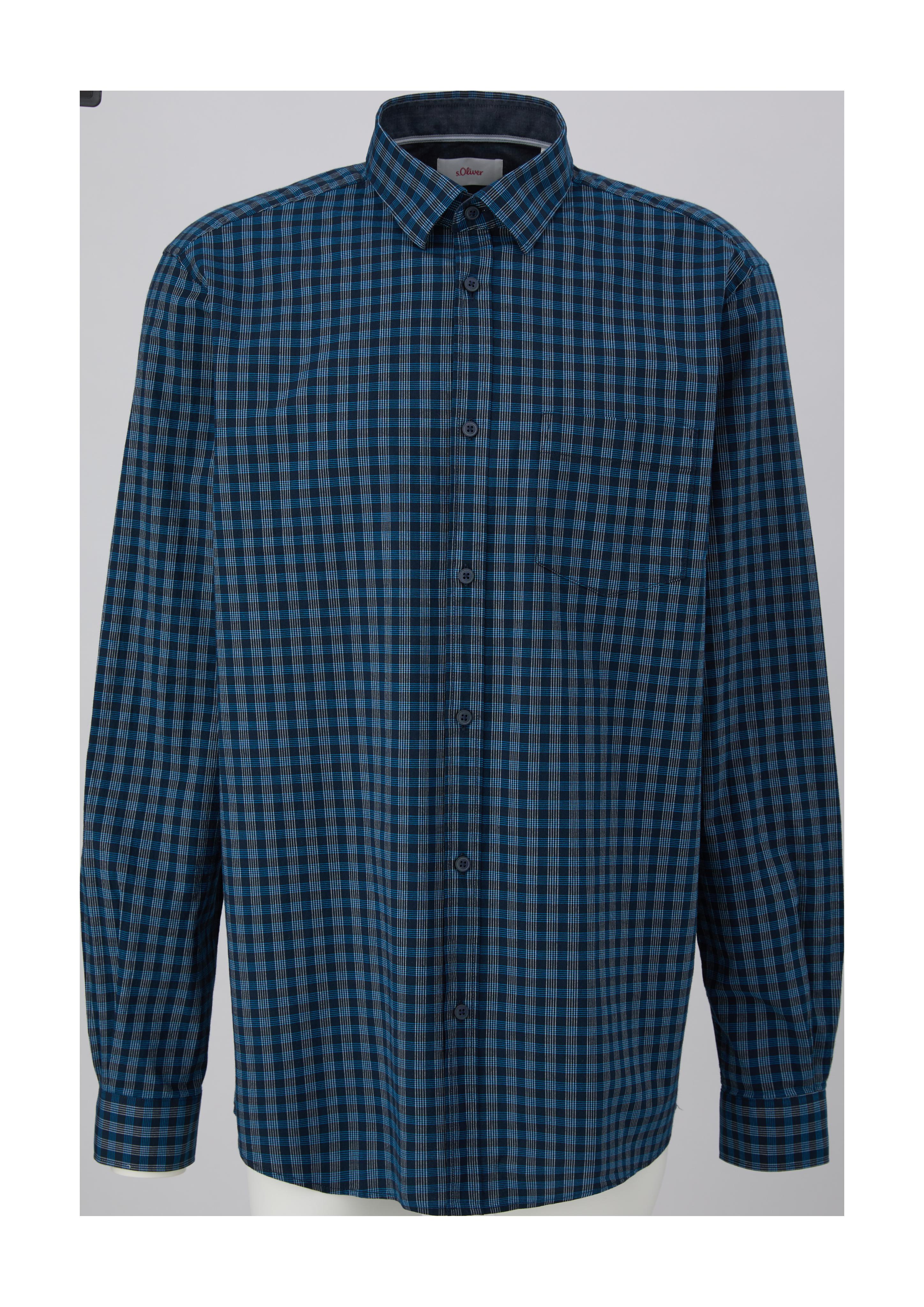 Slim: Hemd aus Baumwollstretch  2143442-59N1