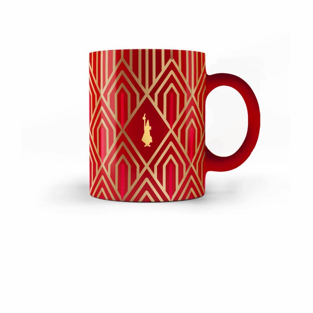 BIALETTI Espressokocher Deco Glamour Moka Express 3 Tassen mit 1 Becher