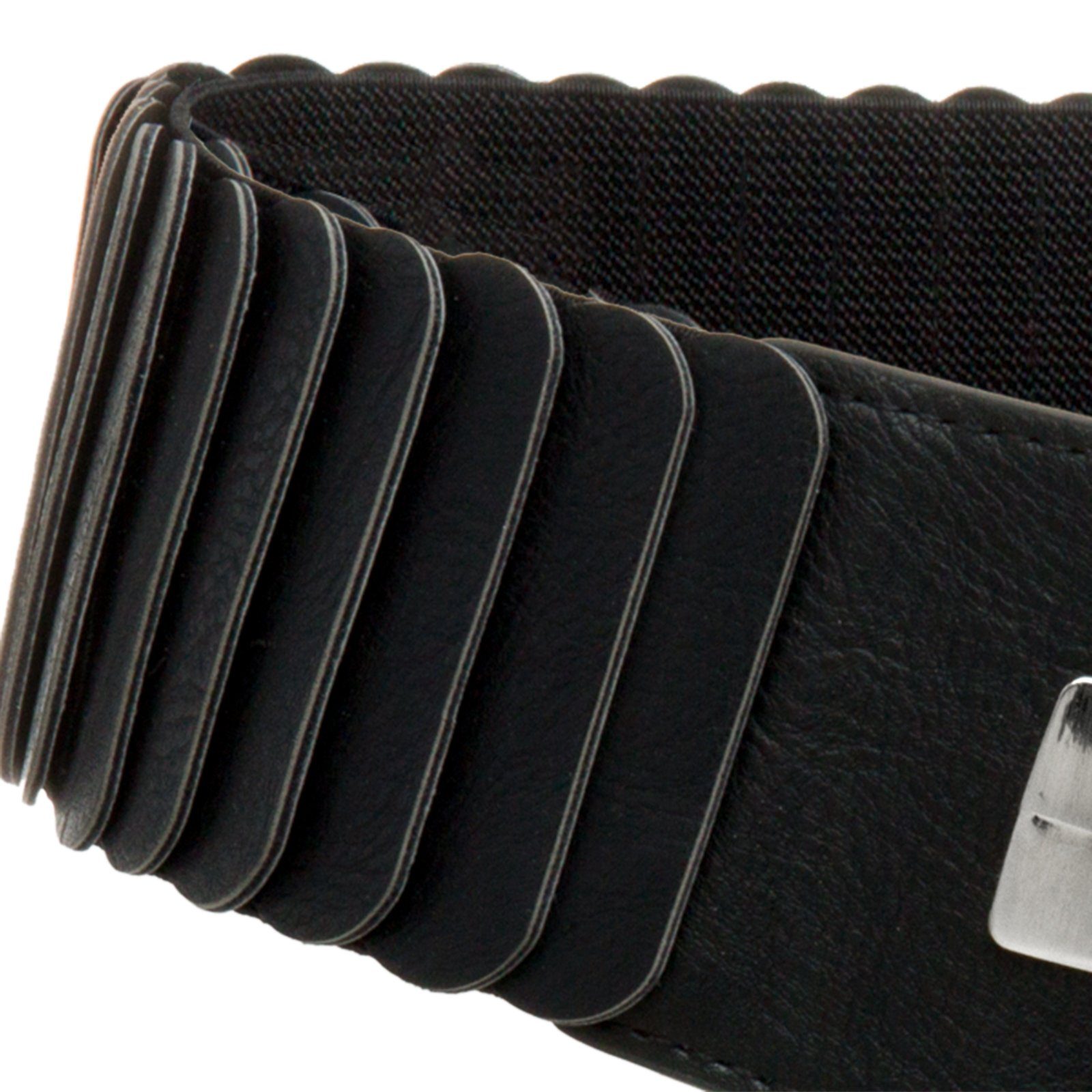 Caspar Taillengürtel GU300 Damen elastischer breiter Stretch Gürtel