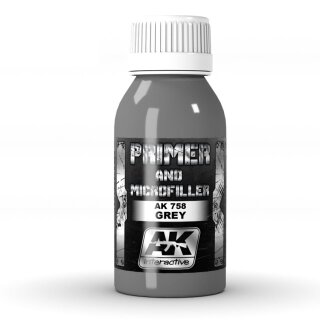 AK Grey Primer and Microfiller (100ml)